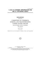 S. 529, to authorize appropriations for the U.S. Anti-Doping Agency