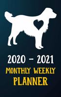 2020 2021 Monthly Weekly Planner