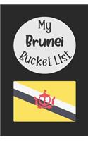 My Brunei Bucket List: Novelty Bucket List Themed Notebook