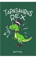My Cute Tapasaurus Rex Notebook: Cute Dinosaur Themed Notebook, Diary or Journal Gift for Dancers, Dance Teachers, Formation Dancers, Tap Dance and Dancing Fans with 120 Dot Grid Pa