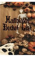 Halloween Bucket List: (1 Halloween Planner)