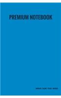 Premium Notebook - Unruled / Blank / Plain / Unlined