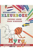 Kleurboek Nederlands - Zweeds I Zweeds Leren Voor Kinderen I Creatief Schilderen En Leren
