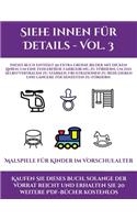 Malspiele für Kinder im Vorschulalter (Siehe innen für Details - Vol. 3)