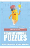 Number Sudoku Puzzles: The Best Exercises for The Brain And Memory