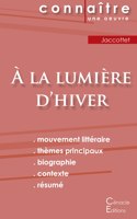 Fiche de lecture À la lumière d'hiver de Philippe Jaccottet (Analyse littéraire de référence et résumé complet)