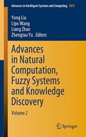 Advances in Natural Computation, Fuzzy Systems and Knowledge Discovery