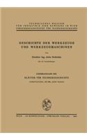 Geschichte Der Werkzeuge Und Werkzeugmaschinen