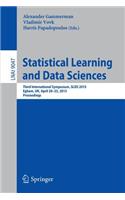 Statistical Learning and Data Sciences