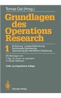 Grundlagen Des Operations Research