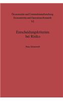 Entscheidungskriterien Bei Risiko