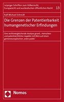 Die Grenzen Der Patentierbarkeit Humangenetischer Erfindungen: Eine Rechtsvergleichende Analyse Grund-, Menschen- Und Patentrechtlicher Aspekte Mit Blick Auf Einen Gemeineuropaischen, Ordre Public'(13 Leipziger Schriften Zum Volkerrecht, Europarecht Und Ausland)