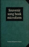 SOUVENIR SONG BOOK MICROFORM