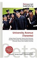 University Avenue (Toronto): (English)
