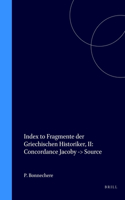 Index to Fragmente der Griechischen Historiker, II: Concordance Jacoby -> Source