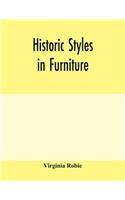 Historic styles in furniture