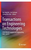 Transactions on Engineering Technologies