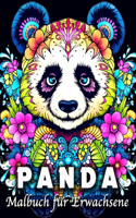 Panda Malbuch für Erwachsene: 60 niedliche Pandabären Mandala Muster für Stressabbau und Entspannung