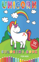 Unicorncoloring Book: Fun Activity Coloring Book For Children, 50 Magical Pages with Unicorns