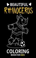 Beautiful Rhinoceros Coloring Book for kids