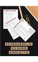 Scrabble Score Sheet