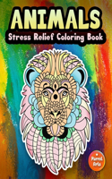 Animals Stress Relief Coloring Book