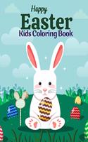 Happy Easter Kids Coloring Book