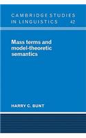 Mass Terms and Model-Theoretic Semantics