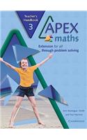 Apex Maths 3 Teacher's Handbook: Extension for all through Problem Solving(Apex Maths)