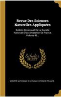 Revue Des Sciences Naturelles Appliquées