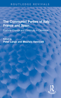 The Communist Parties of Italy, France and Spain