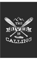The River Is Calling: Kayaking Notebook, Graph Paper (6 x 9 - 120 pages) Sports Themed Notebook for Daily Journal, Diary, and Gift