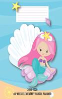 2019-2020 40-Week Elementary School Planner