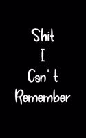 Shit I Can't Remember