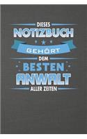 Dieses Notizbuch Gehört Dem Besten Anwalt Aller Zeiten