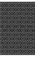 Viking Pattern - Go To Valhalla 02: Blank Sketch Paper Notebook with frame for Norse Mythology Lovers