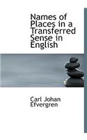 Names of Places in a Transferred Sense in English
