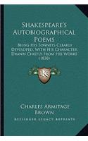 Shakespeare's Autobiographical Poems