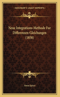 Neue Integrations-Methode Fur Differenzen-Gleichungen (1858)