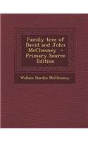 Family Tree of David and John McChesney