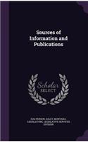 Sources of Information and Publications