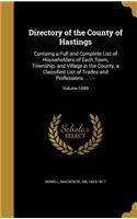 Directory of the County of Hastings
