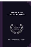 Language and Literature Tables
