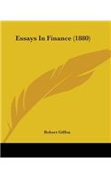 Essays In Finance (1880)