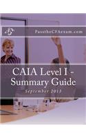 CAIA Level I - Summary Guide: (English)