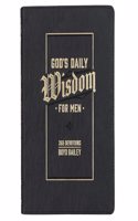 God's Daily Wisdom for Men 365 Devotions Faux Leather