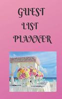 Guest List Planner 120 pages