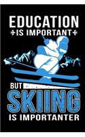 Education is important but Skiing is importanter