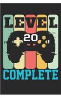 Level 20 complete