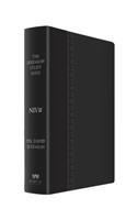Jeremiah Study Bible, NIV (Large Print, Black W/ Burnished Edges) Leatherluxe W/Thumb Index
